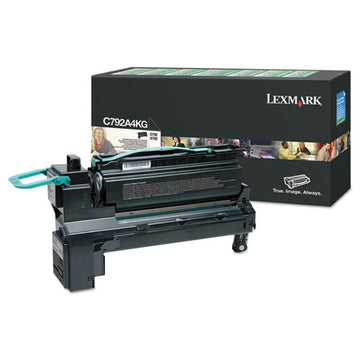 Lexmark™ C792a4kg Return Program Toner, 6,000 Page-yield, Black freeshipping - TVN Wholesale